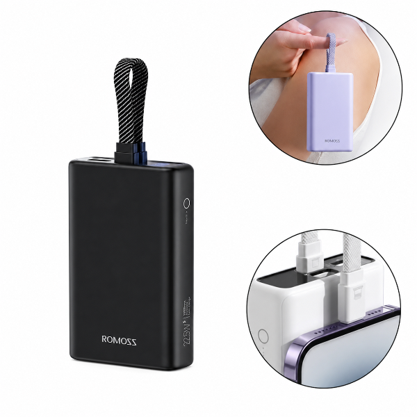 پاوربانک 10000 روموس Romoss PLT10A Powerbank توان 22.5 وات پاوربانک 10000 روموس Romoss PLT10A Powerbank توان 22.5 وات