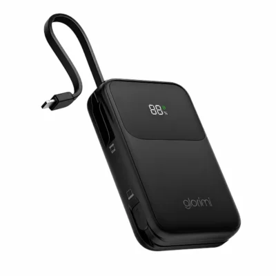 پاوربانک 20000 شیائومی گلوریمی Glorimi Activecore توان 45 وات با کابل متصل