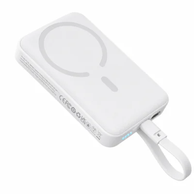 پاوربانک وایرلسBaseus مدلP1002210B223 Magnetic Mini توان 30 وات ظرفیت10000