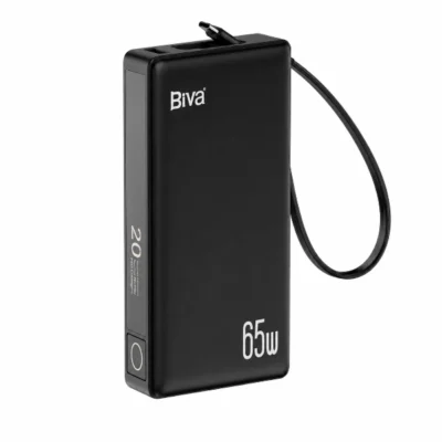 پاوربانک Biva مدل BP-025 توان 65 وات ظرفیت 20000