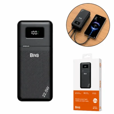 پاوربانکBiva مدل BP-053 توان 22.5 وات ظرفیت 10000