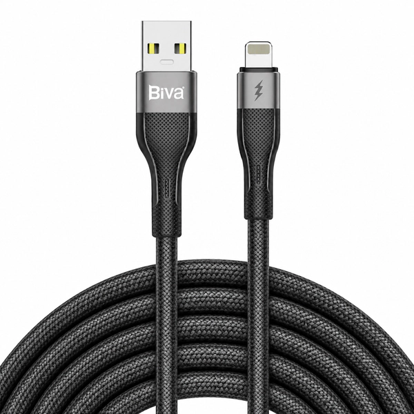 biva-c-20l-2-15-1 کابل لایتنینگ بیوا Biva C-20L طول 2 متر توان 15 وات - تصویر 1
