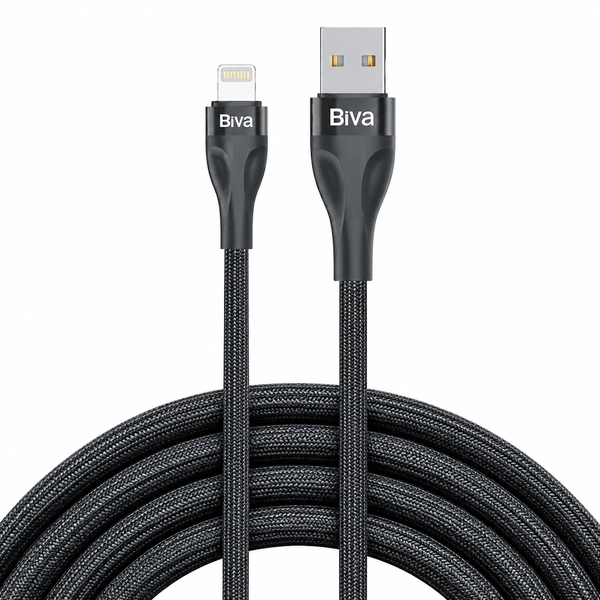 biva-c-25l-stretchable-12-1 کابل لایتنینگ فنری بیوا Biva C-25L Stretchable توان 12 وات - تصویر 1
