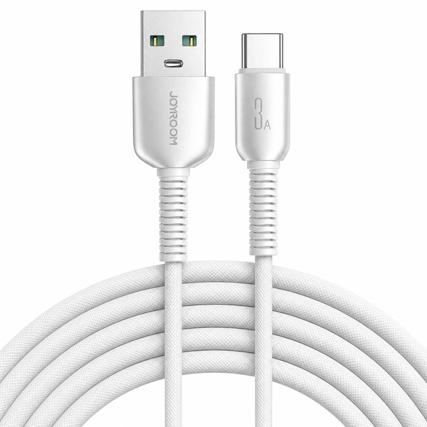 type-c-joyroom-s-a51-1-2-3-1 کابل Type C جویروم Joyroom S-A51 طول 1.2 متر شدت جریان 3 آمپر - تصویر 1