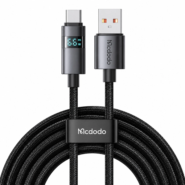 type-c-mcdodo-ca-6520-1-2-66-1 کابل Type-C مک دودو Mcdodo CA-6520 طول 1.2 متر توان 66 وات - تصویر 1